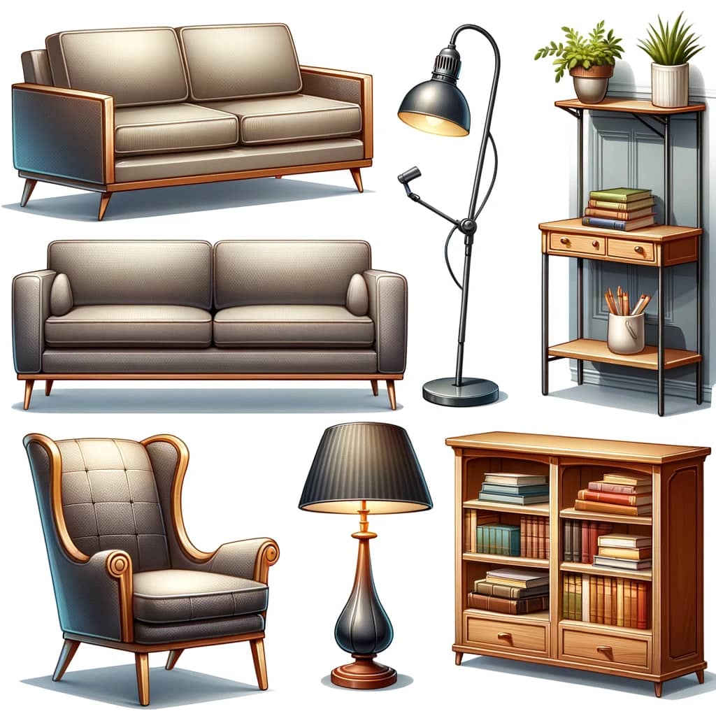 Basic Vocabulary for Furniture and Fixtures