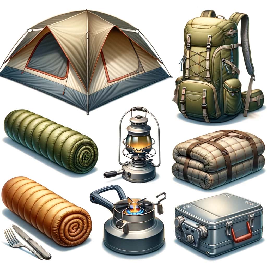 Camping Equipment - Common Vocabulary