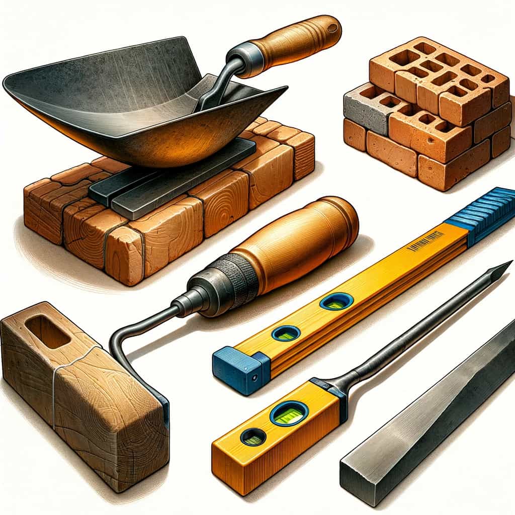 Masonry Tools Vocabulary in English